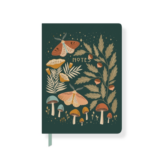 Night Mushroom Paperback Journal (lined)