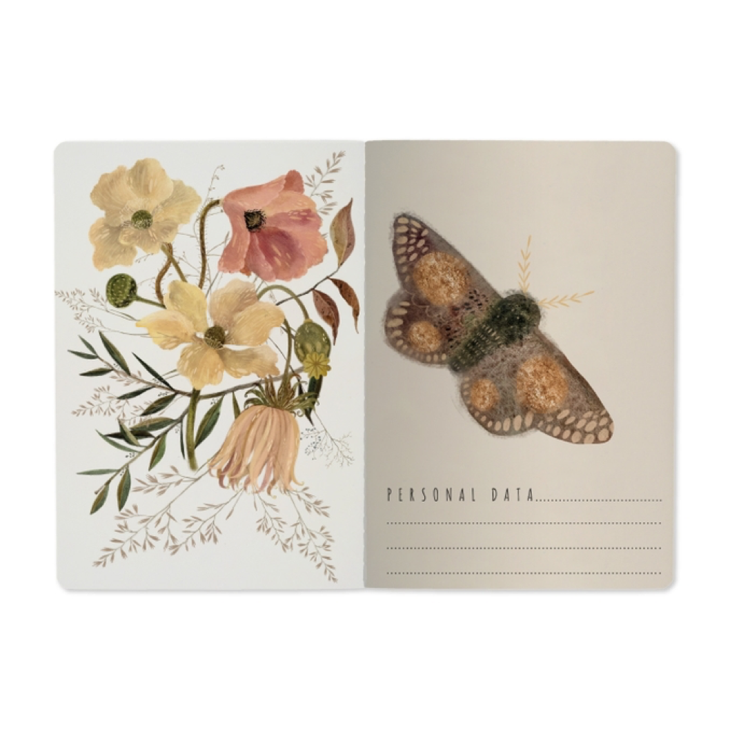 Soft Petals Slim Notebook (lined)