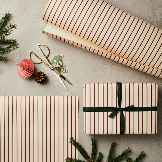 Candy Cane Stripe Wrapping Paper