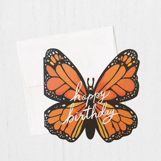 Monarch Butterfly Birthday Card