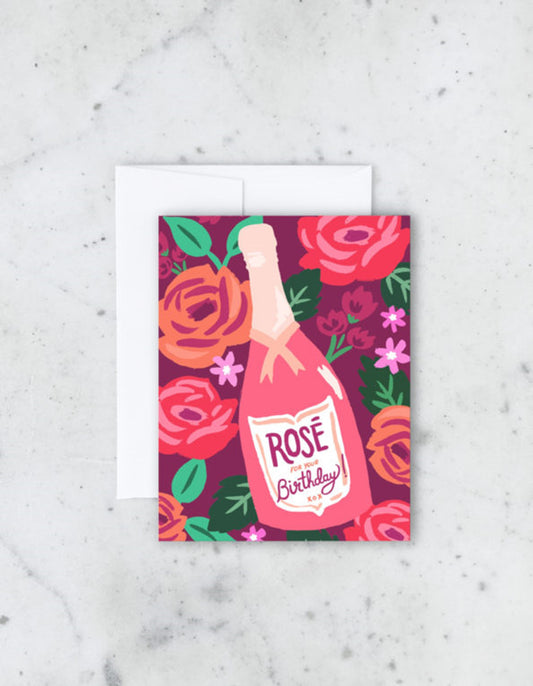 Rose Birthday Card