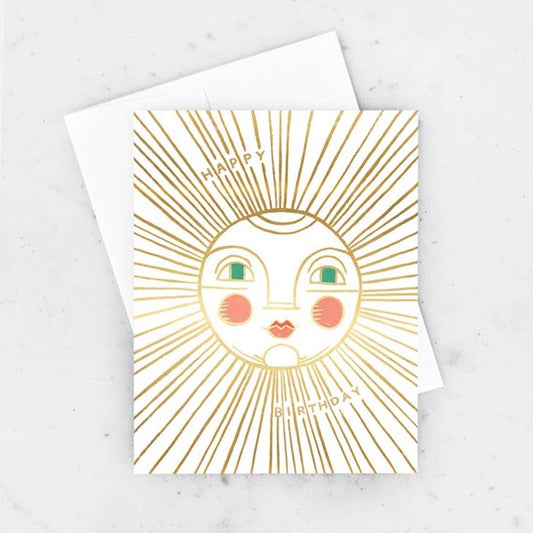 Sun Birthday Card